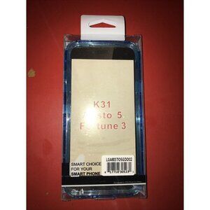 For LG Aristo 5 / K31 - Transparent Clear Heavy Duty Impact Rubber Armor Case